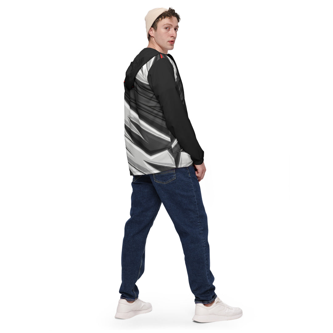 Men’s Windbreaker - Black-Grey Fast