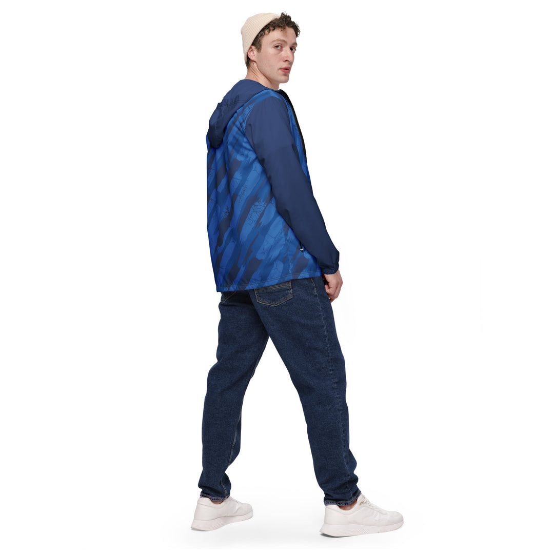 Men’s Windbreaker - Blue Swarm