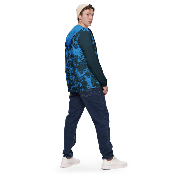 Men’s Windbreaker - Blue Shudder