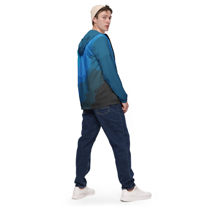 Men’s Windbreaker - Blue-Green Fog