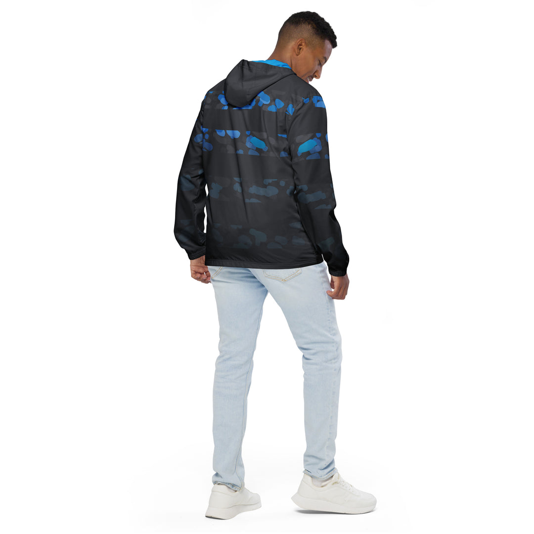 Men’s Windbreaker - Grey-Blue Hide