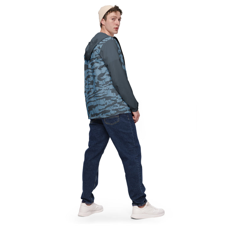 Men’s Windbreaker - Blue-Grey Mountain