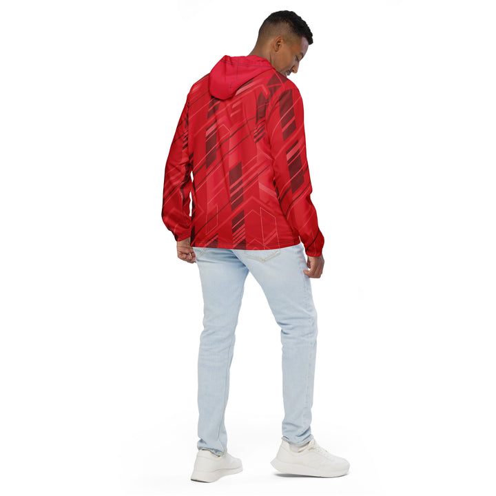 Men’s Windbreaker - Red Strike