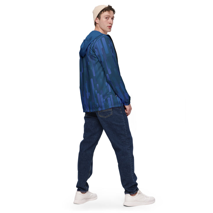 Men’s Windbreaker - Blue Rain