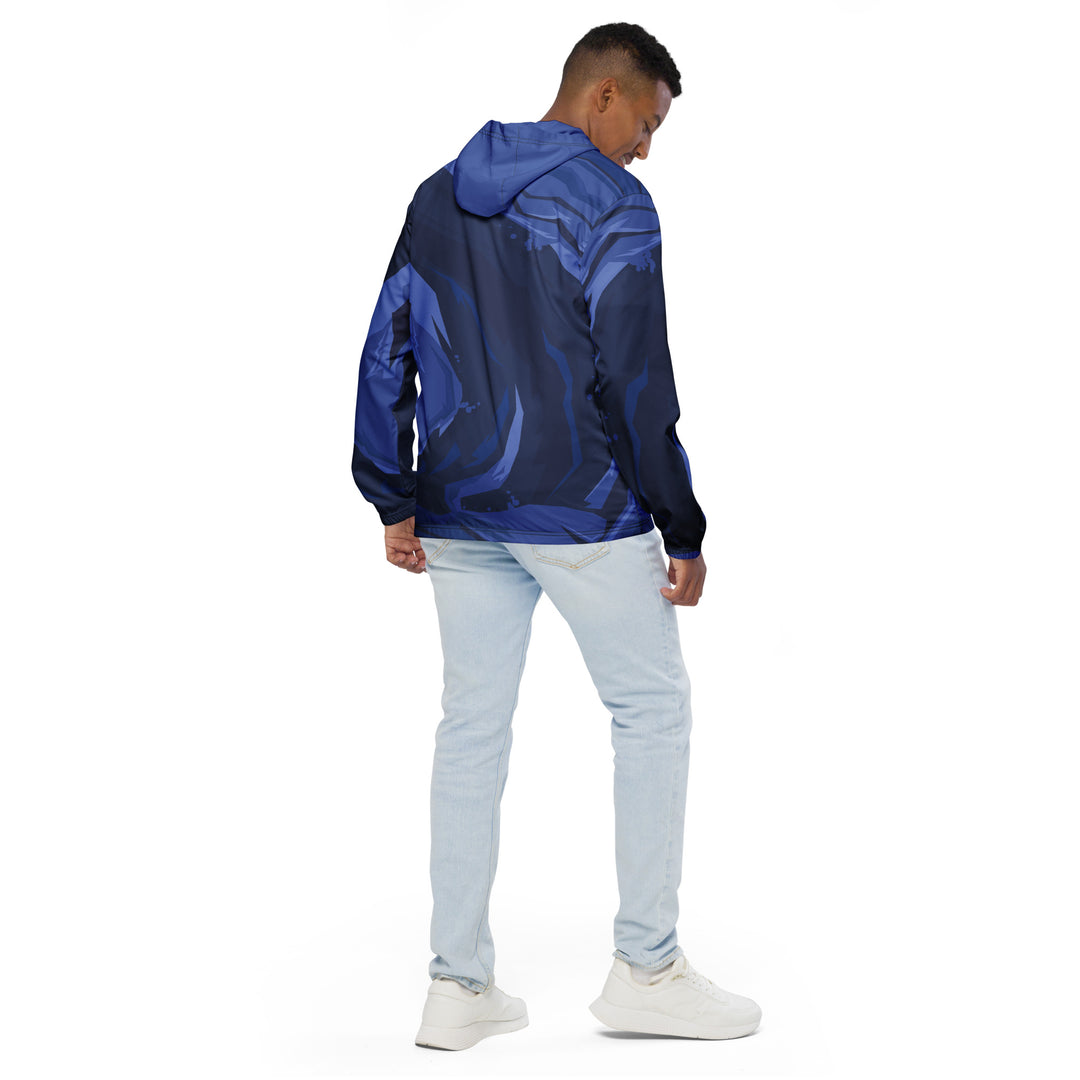 Men’s Windbreaker - Blue Wave