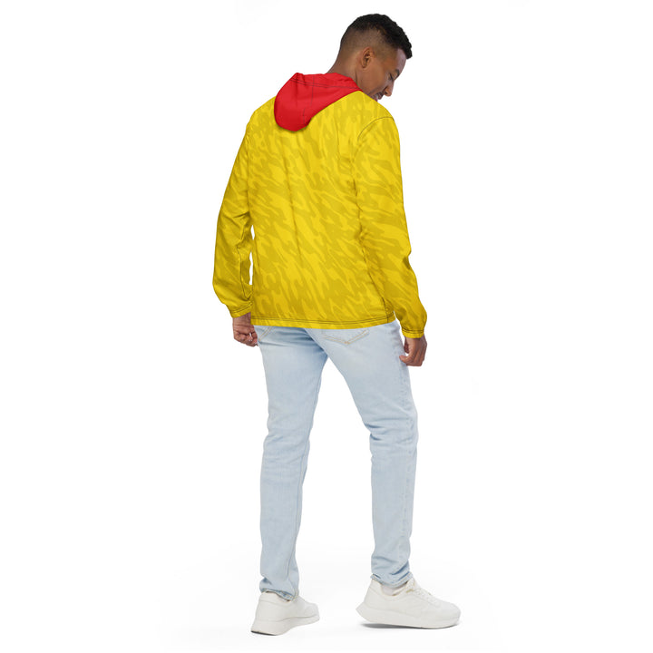 Men’s Windbreaker - Yellow-Red Astral