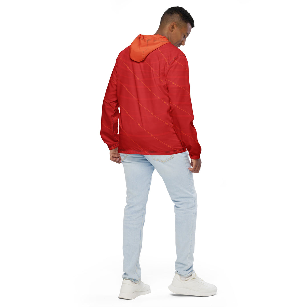 Men’s Windbreaker - Red Wire