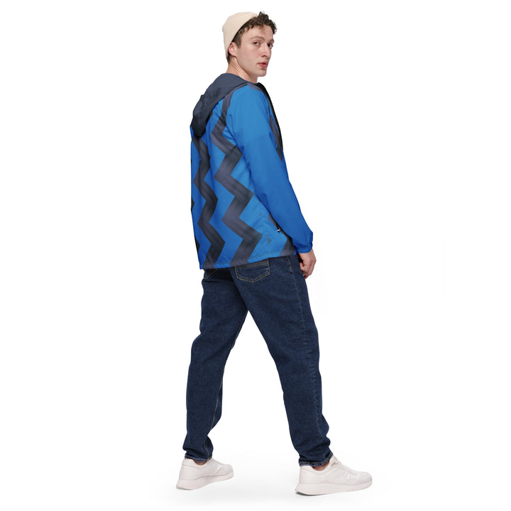 Men’s Windbreaker - Blue Shake