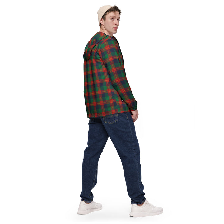 Men’s Windbreaker - Blue-Green Tartan