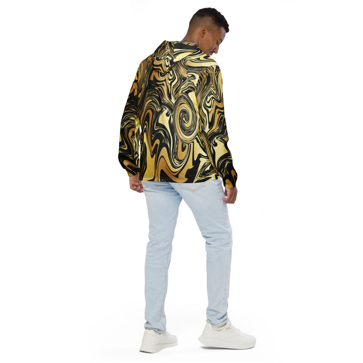 Men’s Windbreaker - Black-Yellow Blend