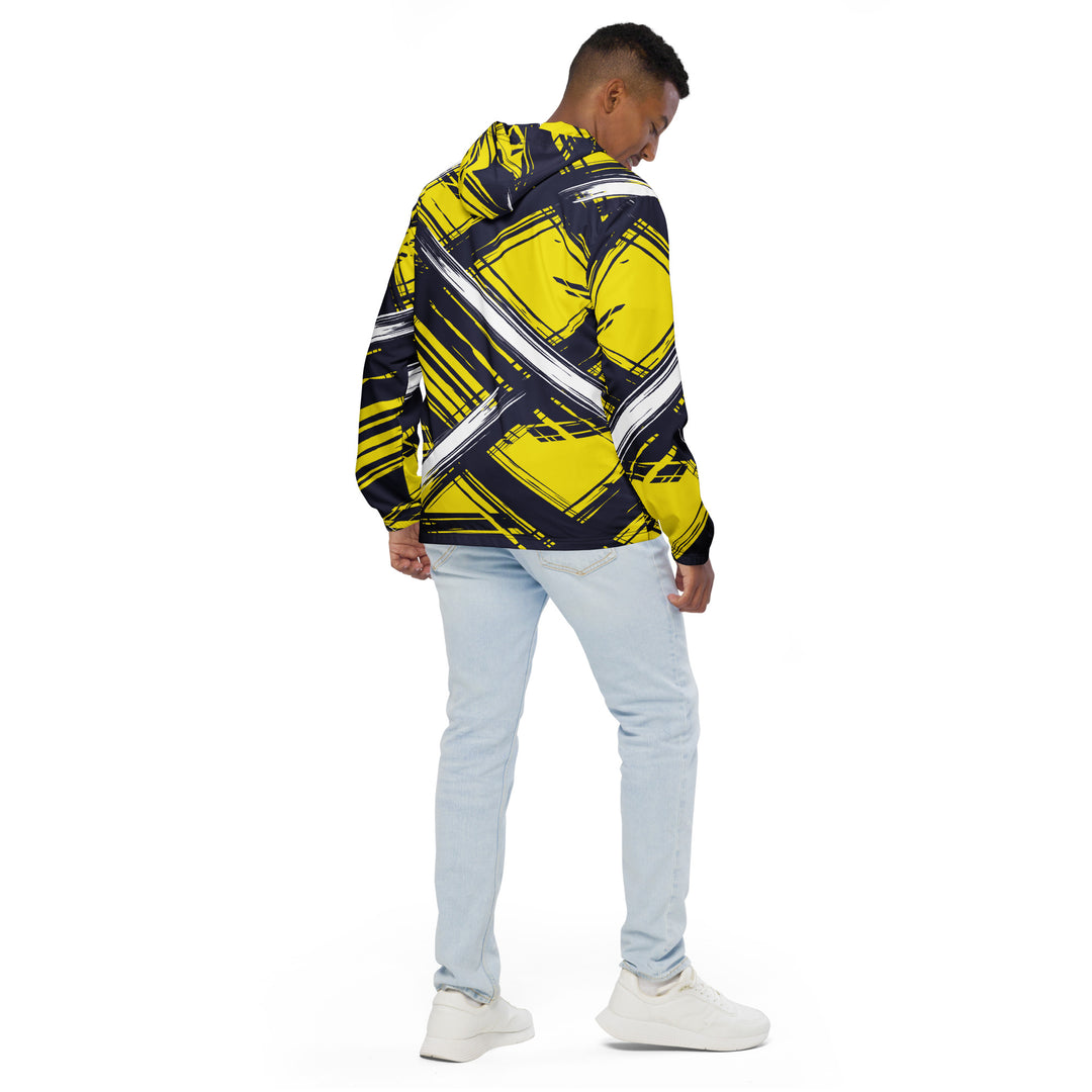 Men’s Windbreaker - Yellow-Black Signal