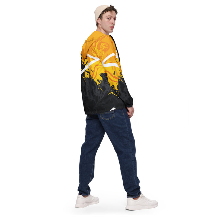 Men’s Windbreaker - Black-Yellow Halloween