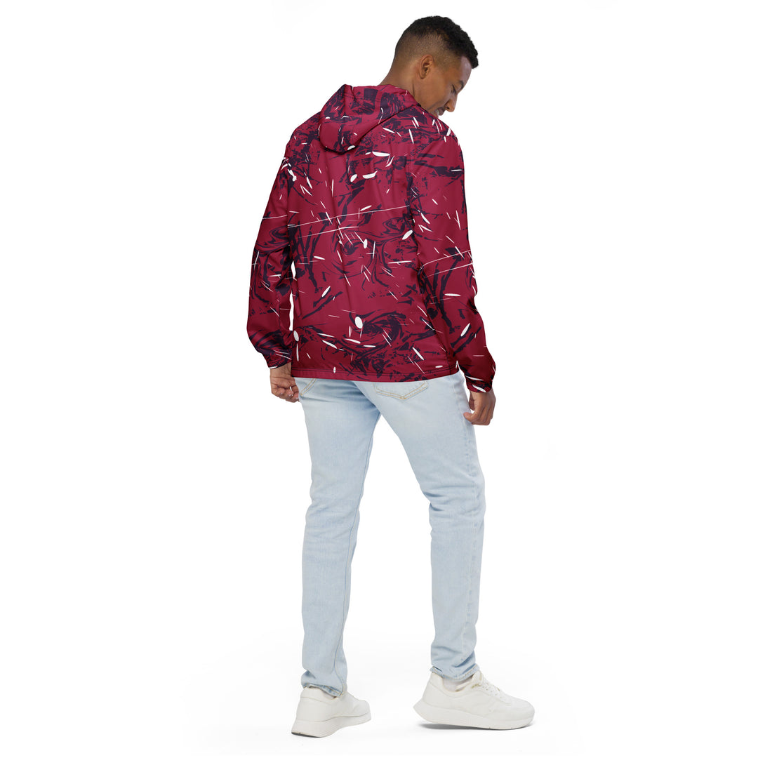 Men’s Windbreaker - Red Roll