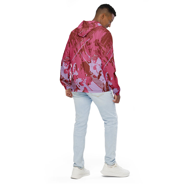 Men’s Windbreaker - Pink Track