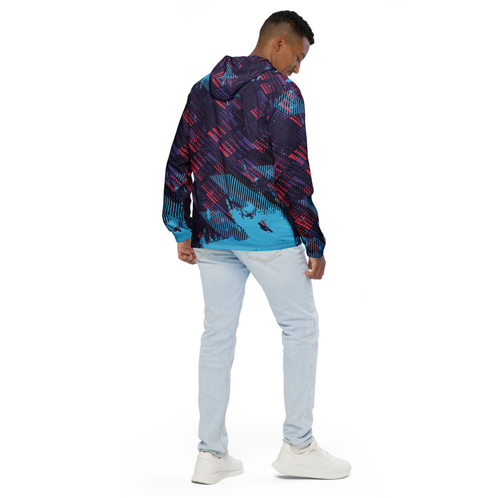 Men’s Windbreaker - Purple-Blue Invasion