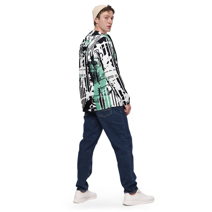 Men’s Windbreaker - White-Black Track