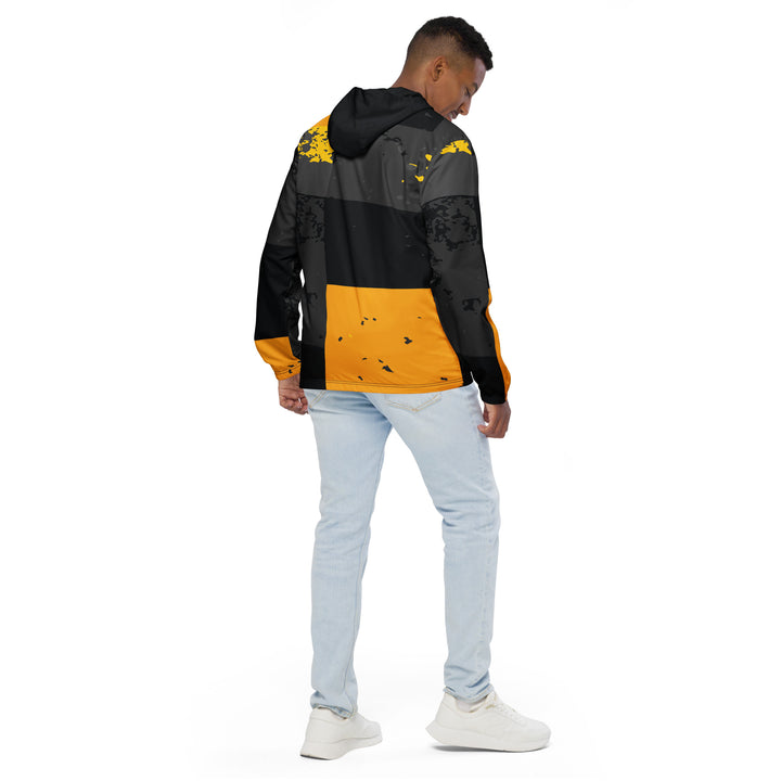 Men’s Windbreaker - Black-Yellow Frame