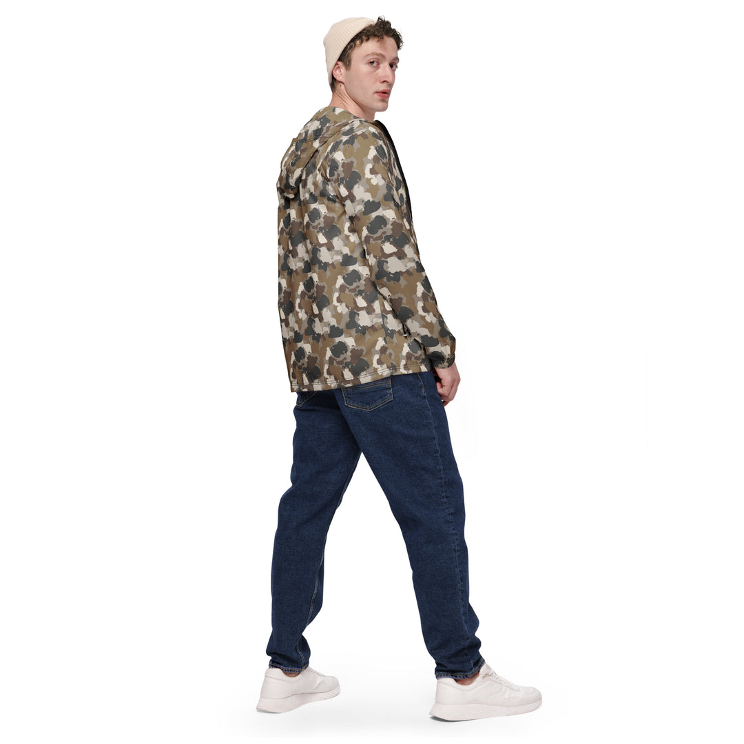 Men’s Windbreaker - Brown Camouflage