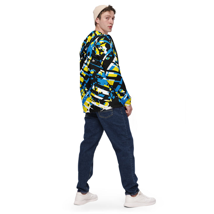 Men’s Windbreaker - Black-Yellow Track