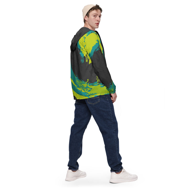 Men’s Windbreaker - Black-Green Fusion