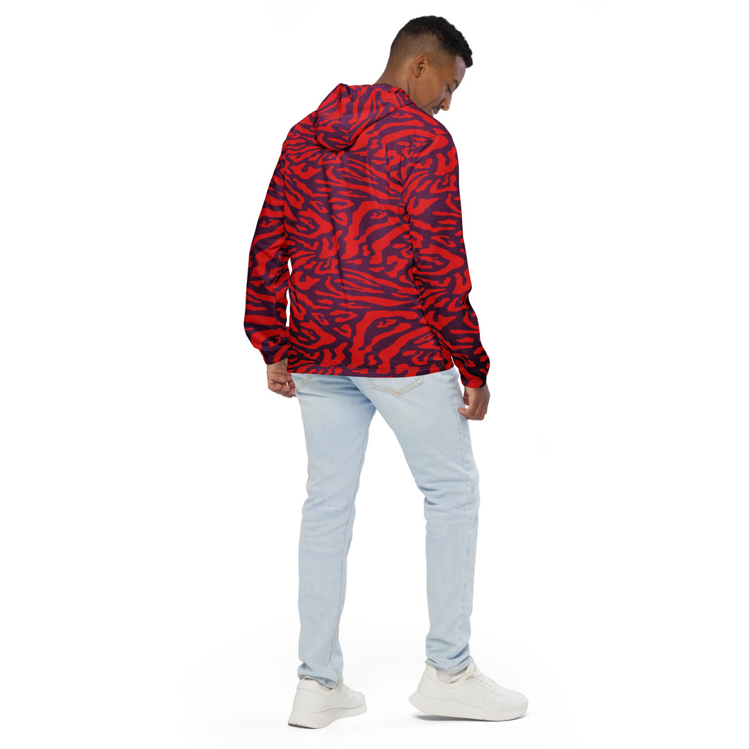 Men’s Windbreaker - Red Fuel