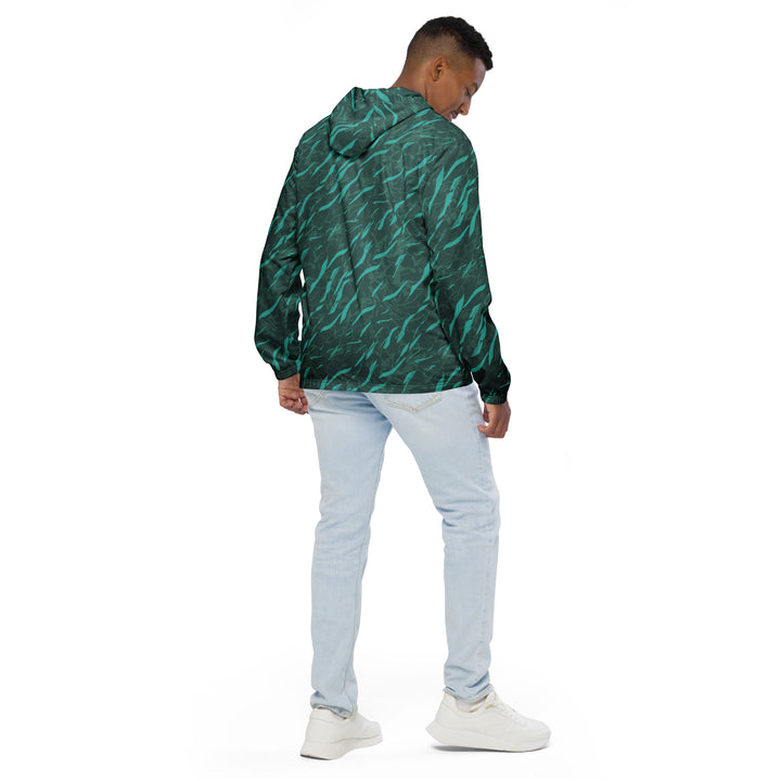 Men’s Windbreaker - Green Kelp