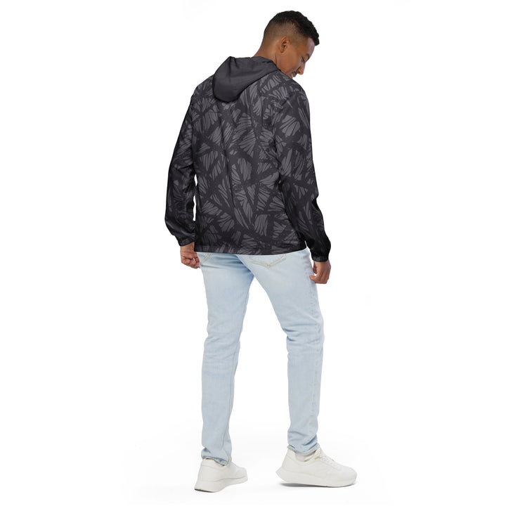 Men’s Windbreaker - Grey Leaves