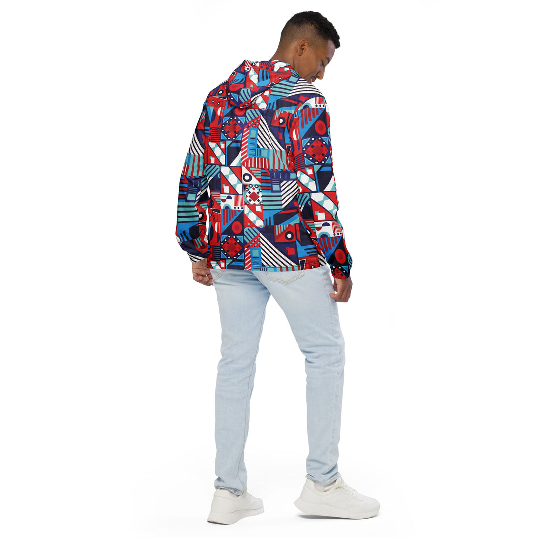 Men’s Windbreaker - Red-Blue Kind