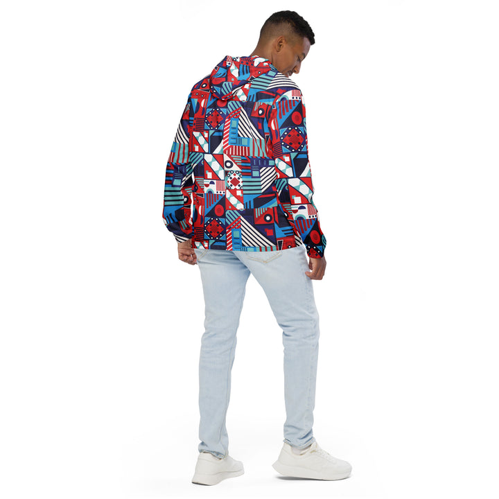 Men’s Windbreaker - Red-Blue Kind