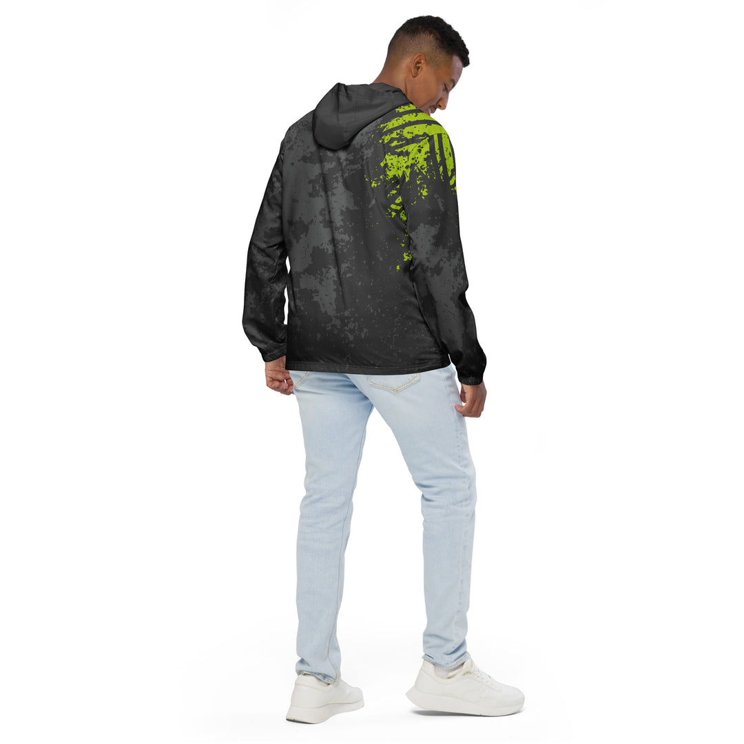 Men’s Windbreaker - Grey-Green Street