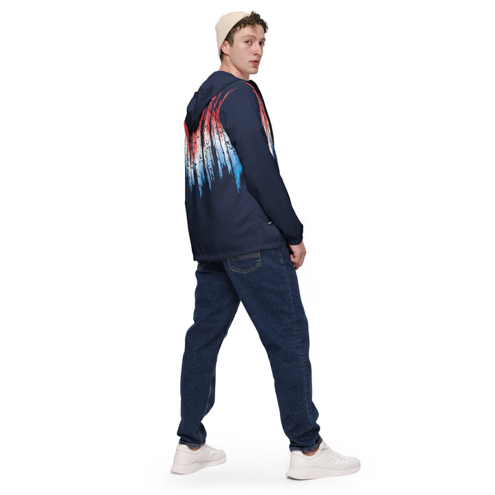 Men’s Windbreaker - Blue-Red Hope