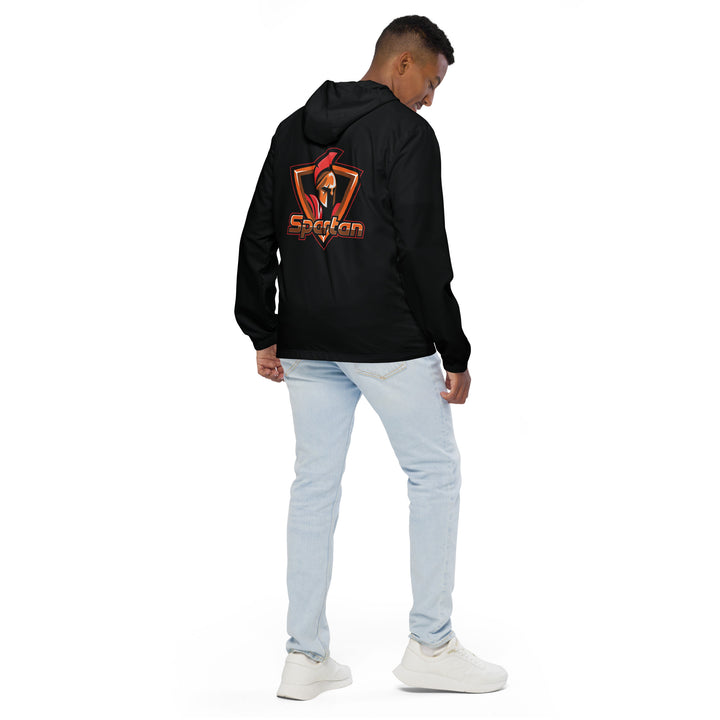 Men’s Windbreaker - Black Spartan