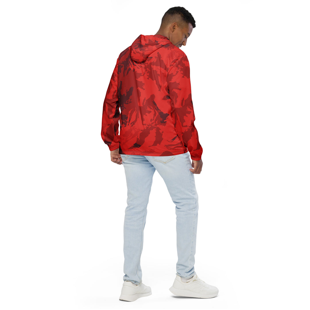 Men’s Windbreaker - Red Phoenix