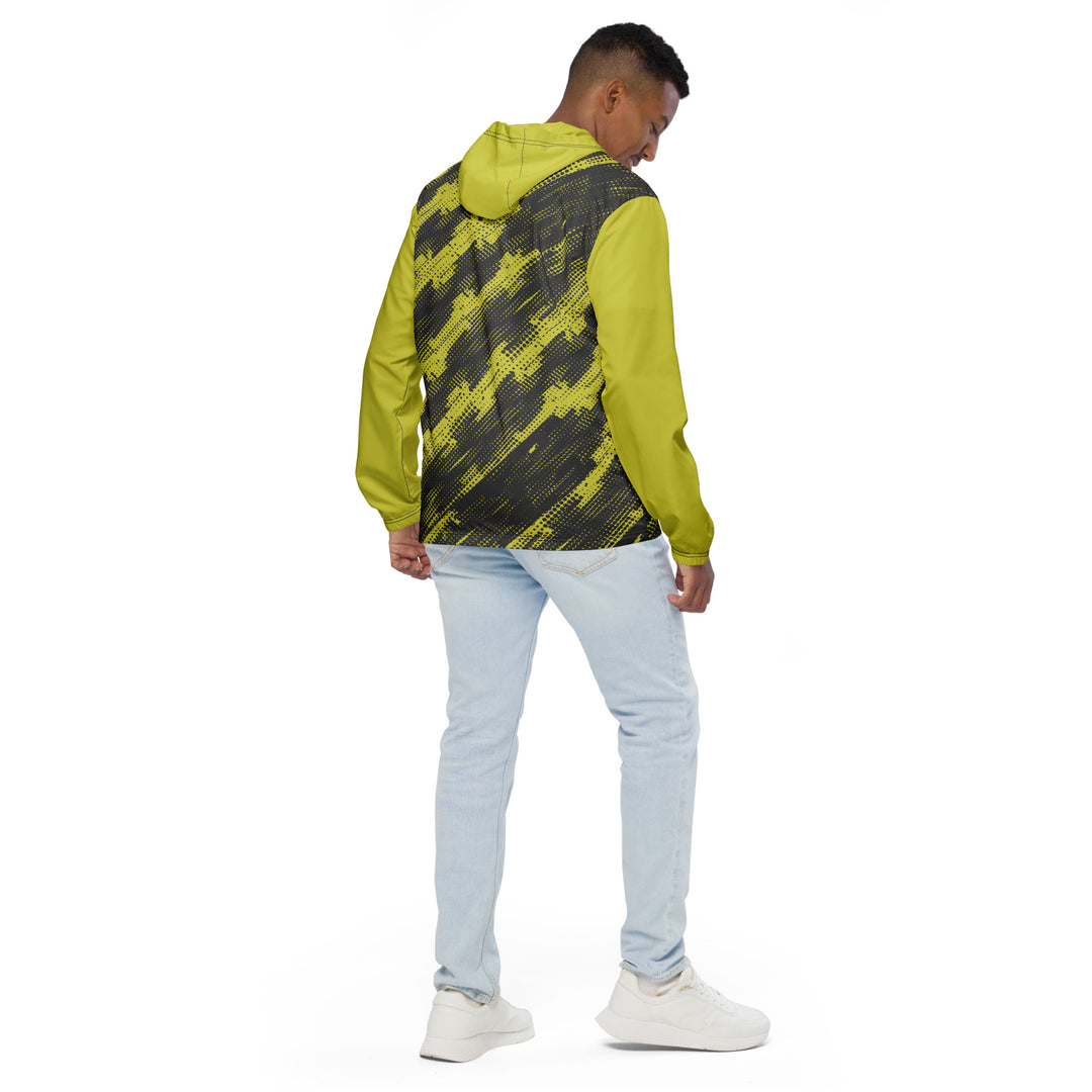 Men’s Windbreaker - Yellow-Grey Newcomer