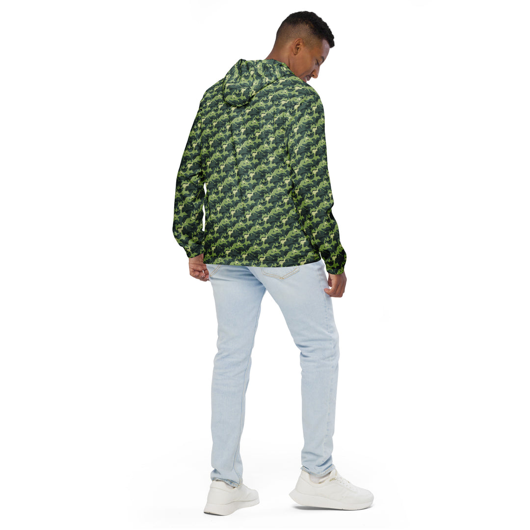 Men’s Windbreaker - Green Sequence