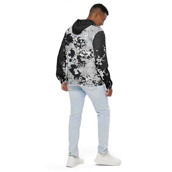 Men’s Windbreaker - Grey-Black Comb