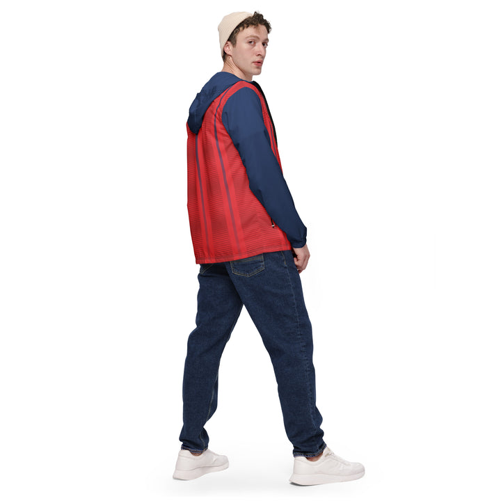 Men’s Windbreaker - Red-Blue Dream