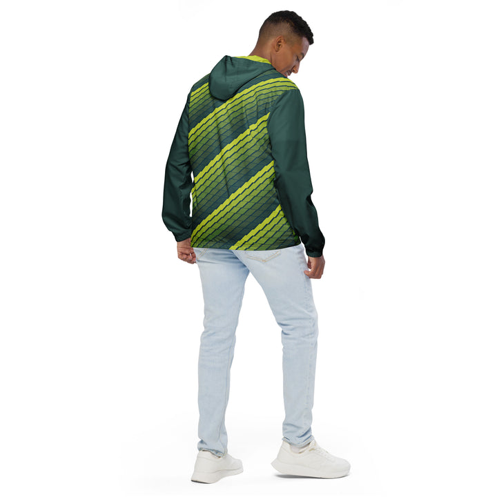 Men’s Windbreaker - Green-Yellow Rise