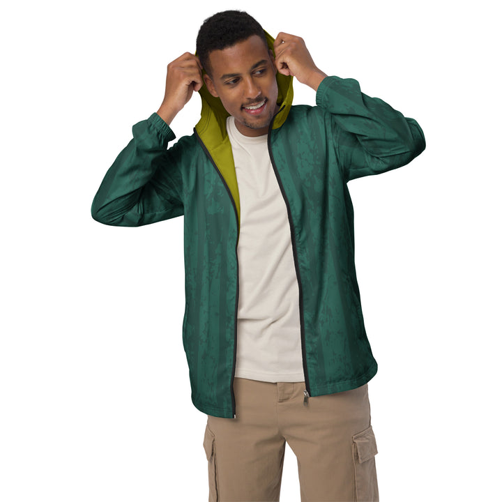 Men’s Windbreaker - Green Bar