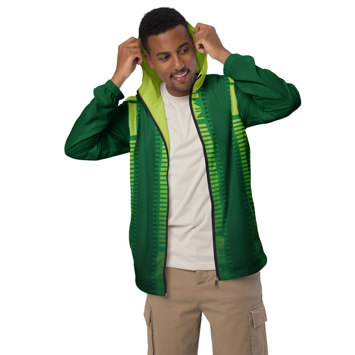 Men’s Windbreaker - Green Ladder