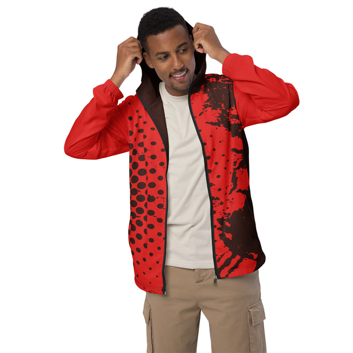 Men’s Windbreaker - Red Dots