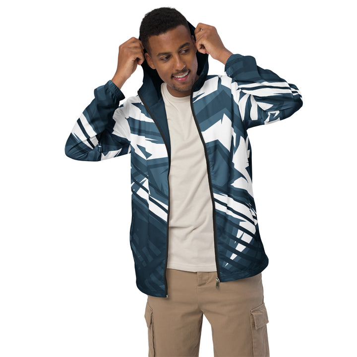 Men’s Windbreaker - Blue-White Sharp