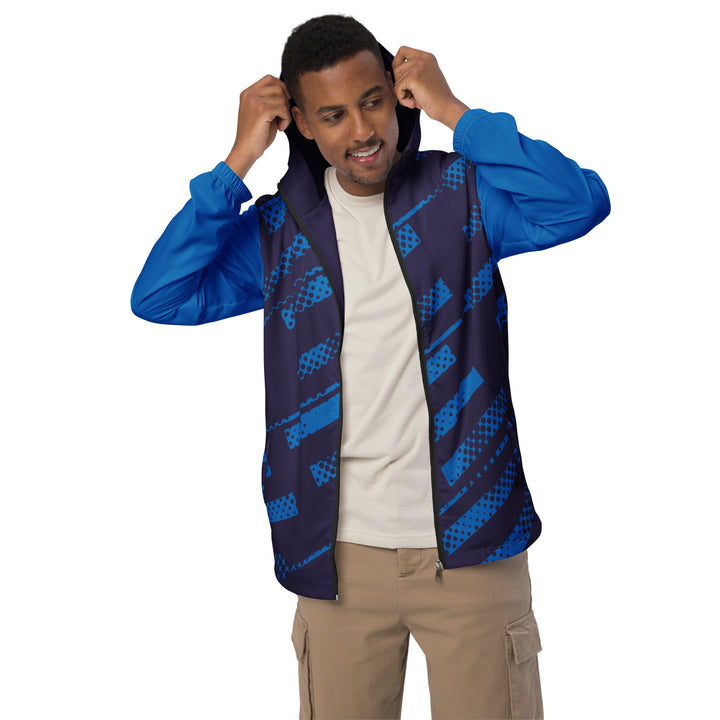 Men’s Windbreaker - Blue Frame