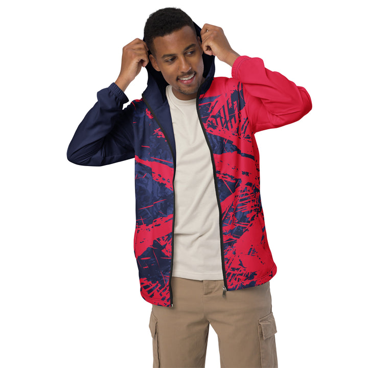 Men’s Windbreaker - Purple-Pink Nerve