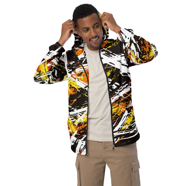 Men’s Windbreaker - Black-Yellow Drive