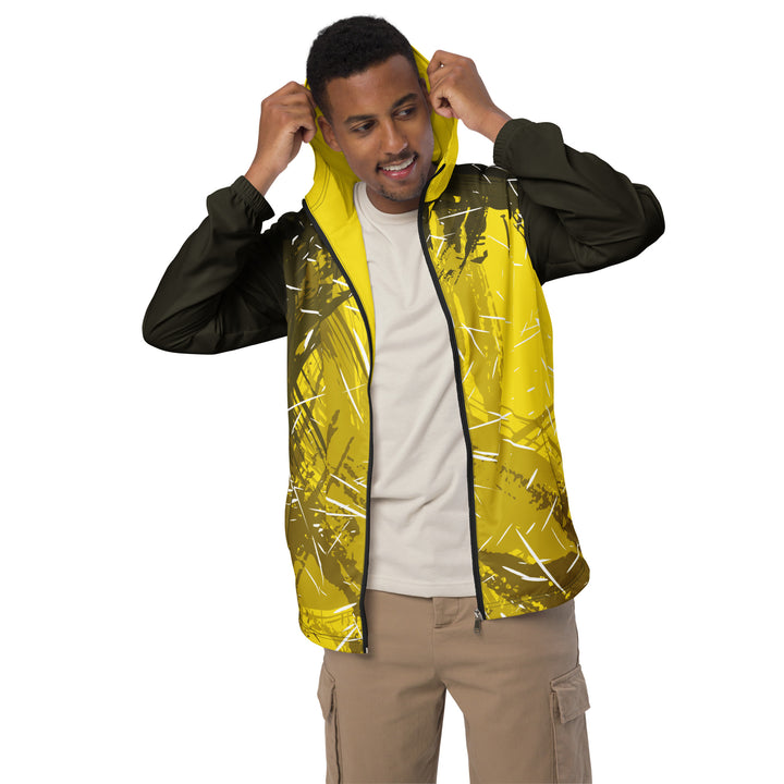 Men’s Windbreaker - Yellow-Black Blaze