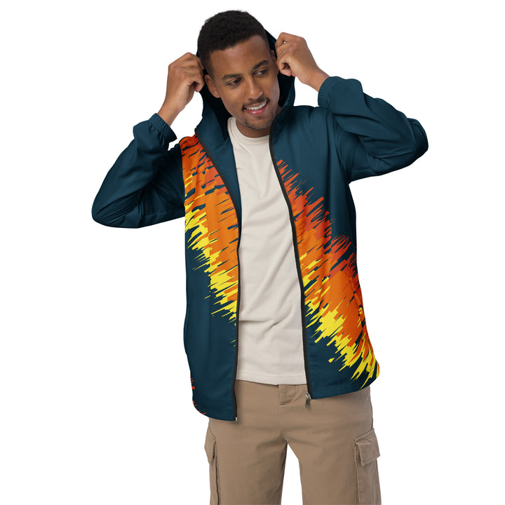 Men’s Windbreaker - Blue-Orange Master