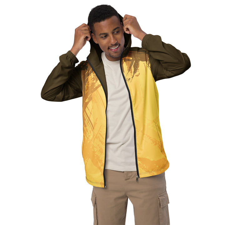 Men’s Windbreaker - Yellow Clear