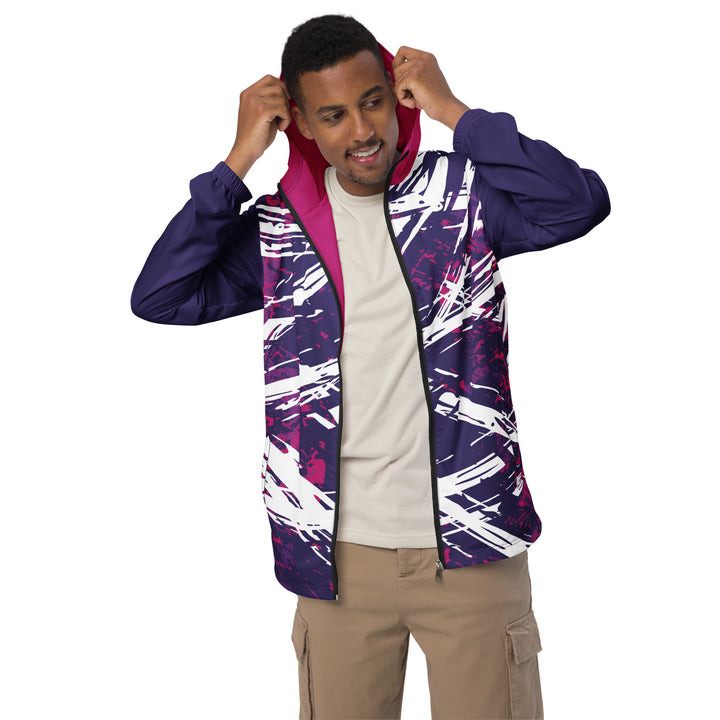 Men’s Windbreaker - Purple-Pink Desire