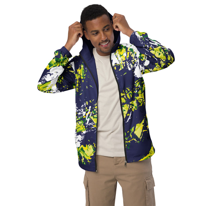 Men’s Windbreaker - Blue-Green Chase